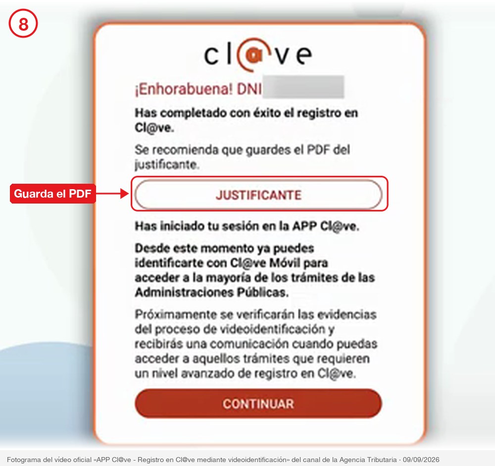 Registrarse en Cl@ve por videoidentificación – Guía paso a paso desde la app (2026)
