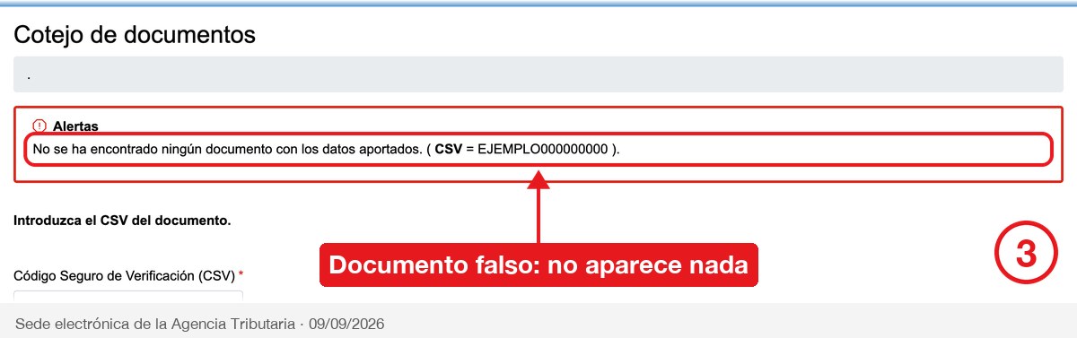 Cómo comprobar si un documento de la Administración es auténtico con su CSV
